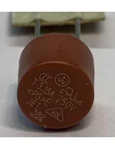 Предохранитель цилиндрический серия 382 T3.15A 2
