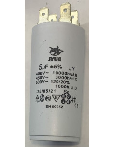 Конденсатор пусковой JYUL 5mf 450v с клеммами