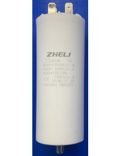 Конденсатор пусковой Zheli 35mf 450v клеммы
