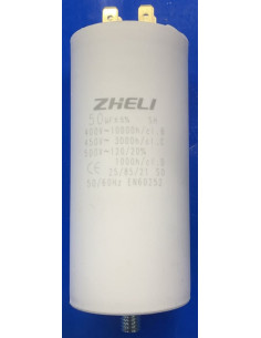 Конденсатор пусковой Zheli 50mf 450v клеммы