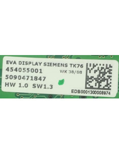 Дисплей кофемашины Siemens EQ7 2