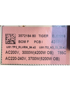 Модуль индукционнки Electrolux 3572184 80 Tiger ELE2256 2