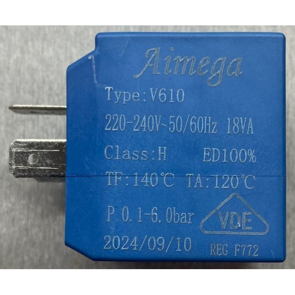 Катушка электромагнитного клапана Aimega V610